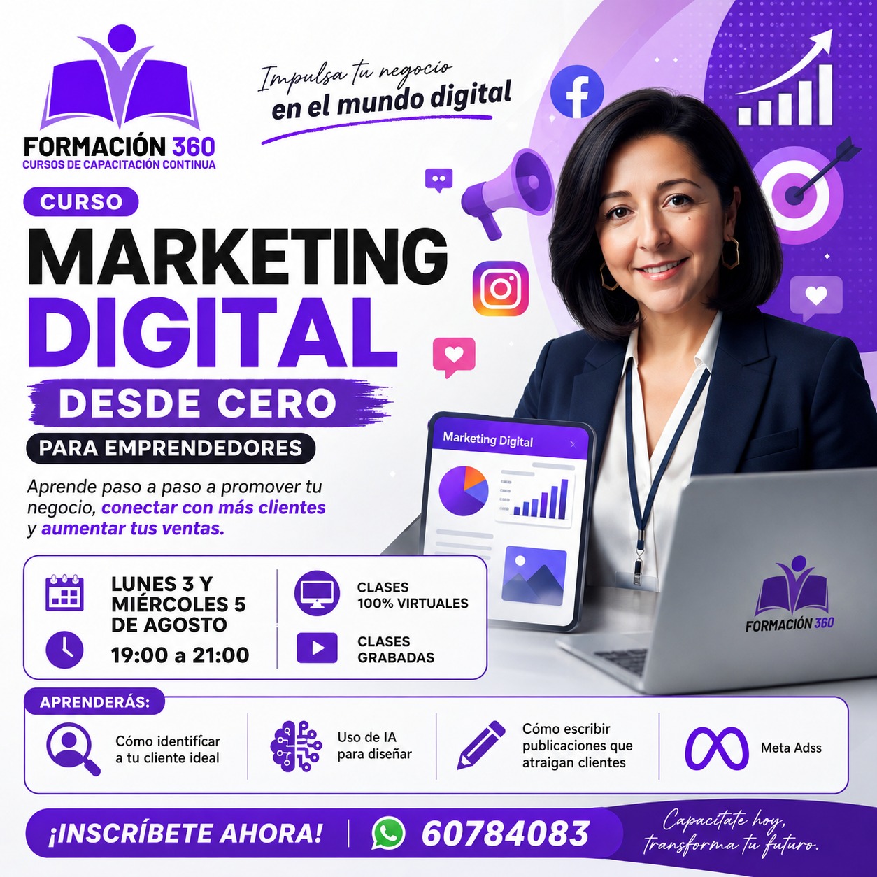 Curso: Marketing Digital desde Cero para Emprendedores